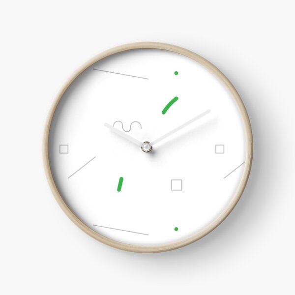 Simple abstract geometry Clock