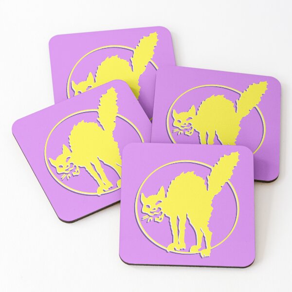 Item preview, Nonbinary Pride Anarcho-syndicalist Cat Symbol designed and sold by Kole's Designs.