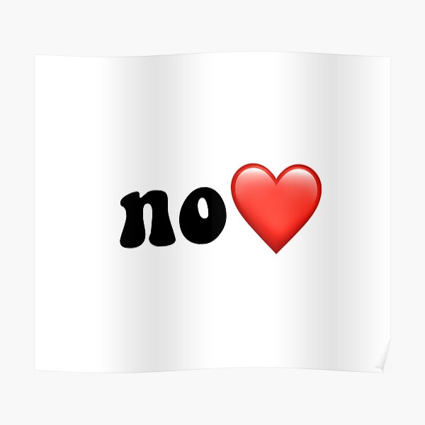 No Emoji Posters Redbubble