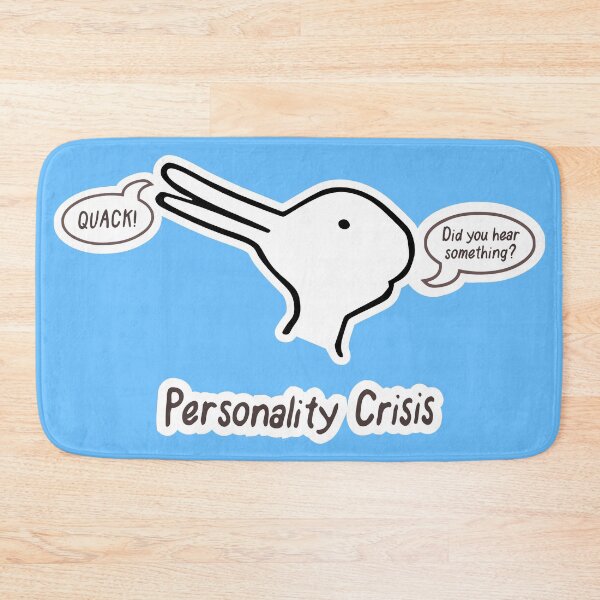 Item preview, Duck-Rabbit - Personality Crisis designed and sold by wearphilosophy.