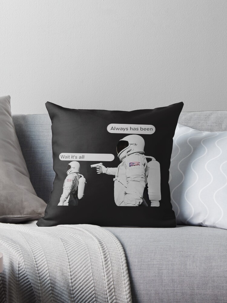 Man face Throw Pillow by MarkTheUser