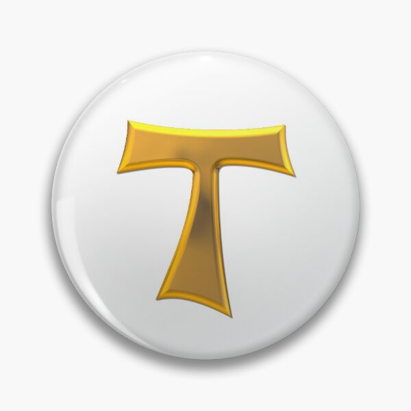 Item preview, Golden 3-D Look Franciscan Tau Cross designed and sold by Artist4God.