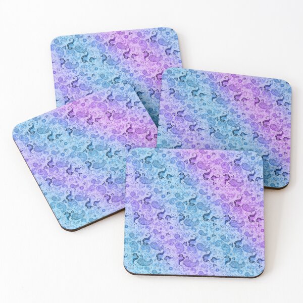 Item preview, paisley bicolor ombre purple and blue designed and sold by MelanieNad.