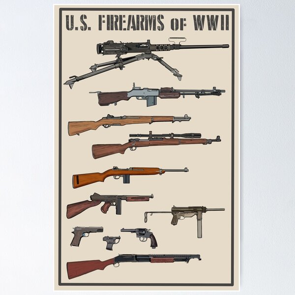Item preview, U.S. Firearms of WWII designed and sold by Macddesign.