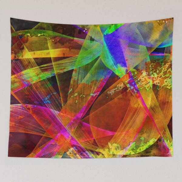 Item preview, Abstract Multi Color Strands designed and sold by Patti Needham.