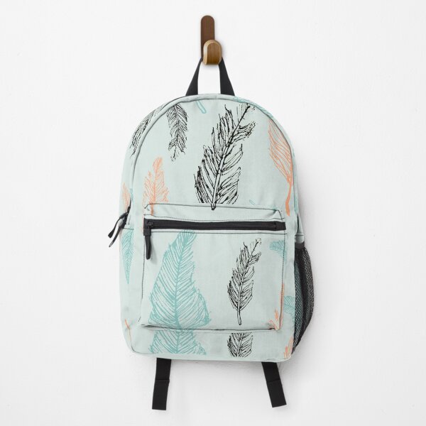 Item preview, Pastel Hand Painted Feather Design Pattern designed and sold by NancyMerkle.
