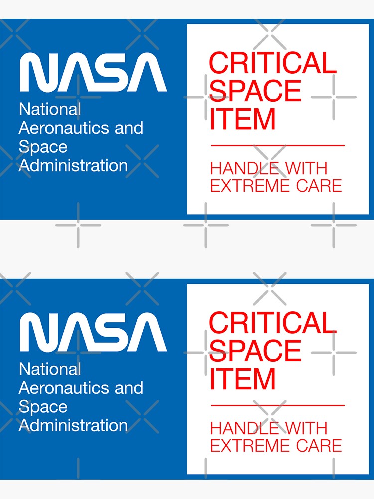 « NASA - Objet spatial critique (bleu » par ynnej
