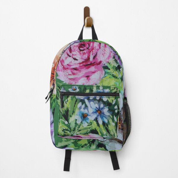 Item preview, Flowers in Batik Impressionistic Style designed and sold by Leslie Rogers Todder.