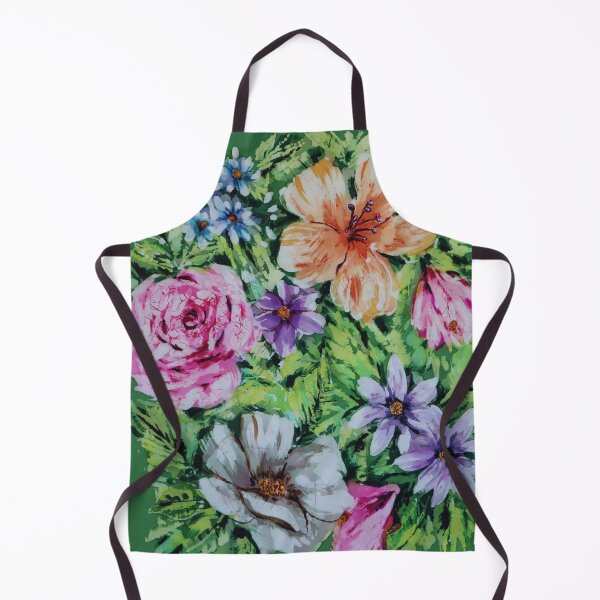 Item preview, Flowers in Batik Impressionistic Style designed and sold by Leslie Rogers Todder.