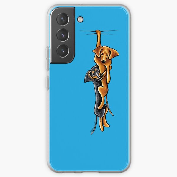 Clingy Dachshunds Samsung Galaxy Soft Case