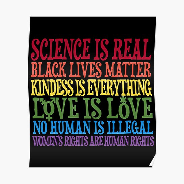 Science Is Real Poster