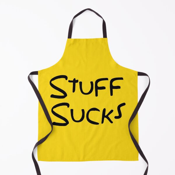 Item preview, Stuff Sucks (The Simpsons Quote - Black) designed and sold by Fanboys Anonymous.