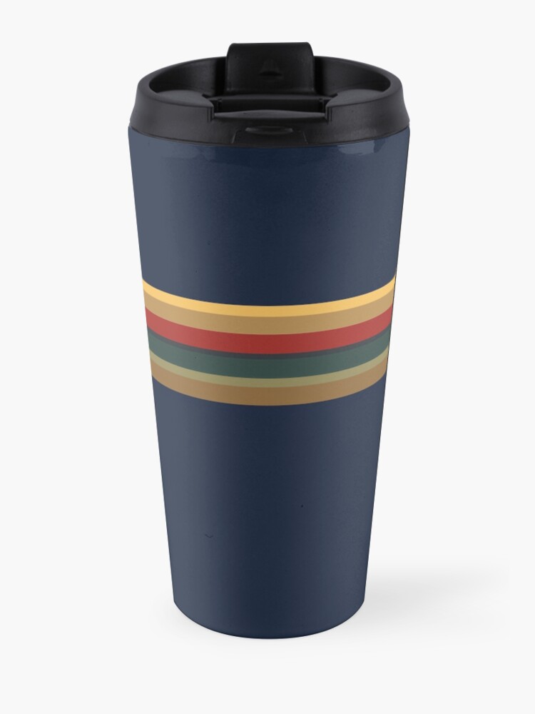 Alternate view of 13th Doctor Rainbow Top (Cosplay Shirt and Mask) Travel Coffee Mug