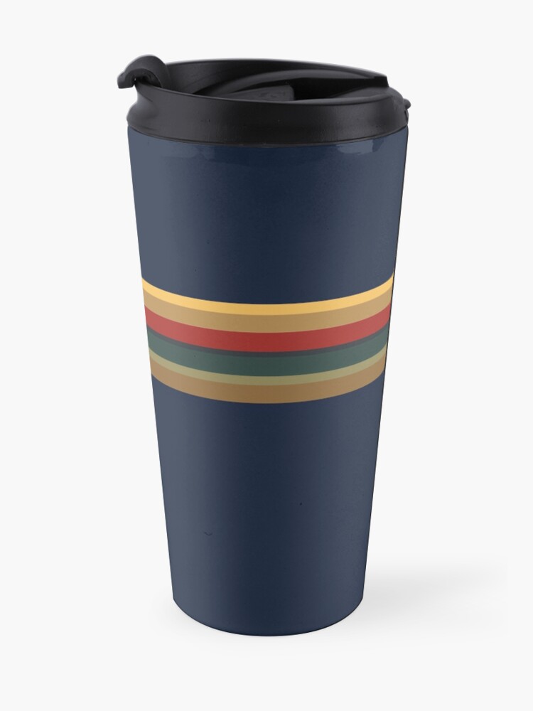 Alternate view of 13th Doctor Rainbow Top (Cosplay Shirt and Mask) Travel Coffee Mug