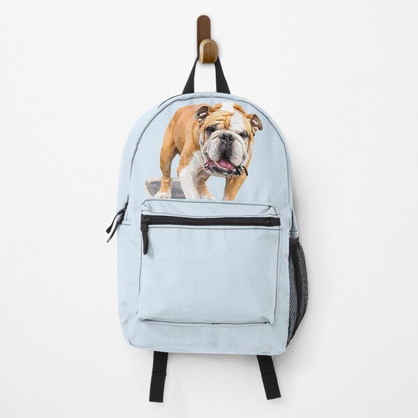 Item preview, Bulldog on Skateboard Cute Puppy Dog British American Aussie designed and sold by ElegantCat.