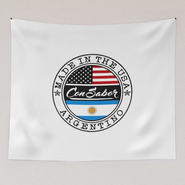 Item preview, Made In The USA Con Sabor Argentino designed and sold by silverbackmerch.