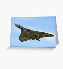 Vulcan XH558 Greeting Card