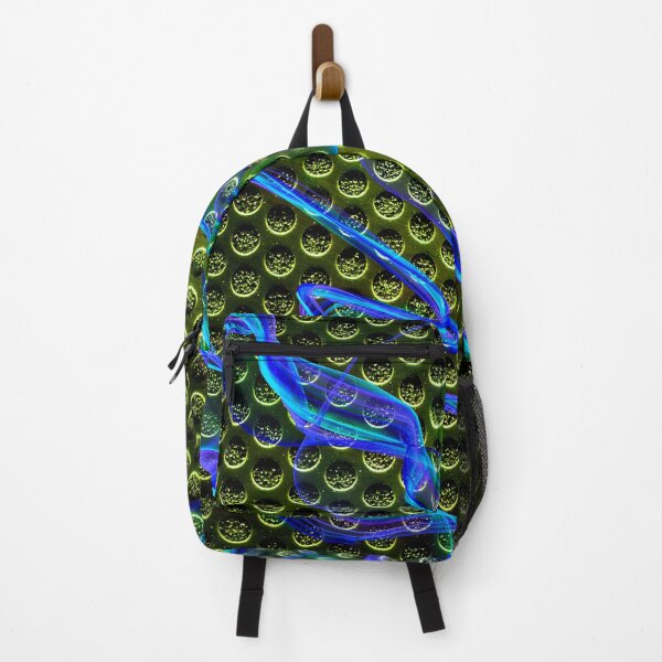 Item preview, Abstract Smoke in Blues on Black Metal designed and sold by Patti Needham.