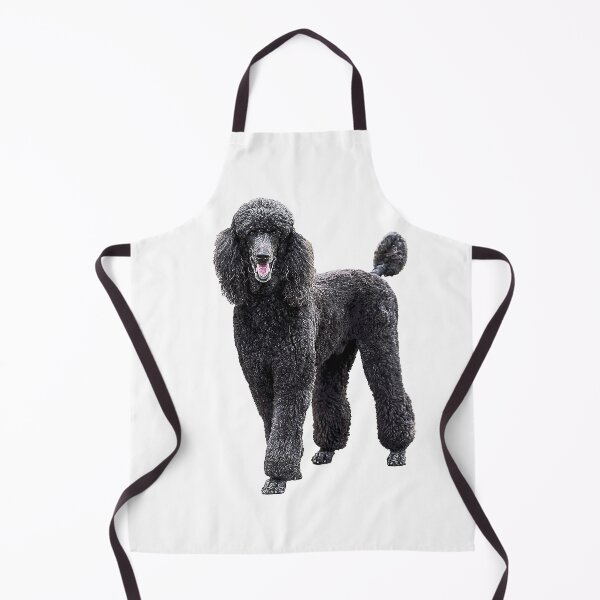 Item preview, Poodle Standard Black Cute elegant puppy dog designed and sold by ElegantCat.