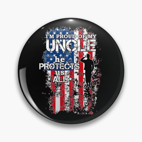 Item preview, Proud My Uncle Protects Us All Shirt Veteran Gear designed and sold by DynamicDesign.