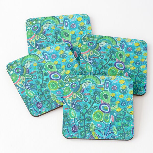 Item preview, Rainbow bubble ocean. designed and sold by Anna Just Art.