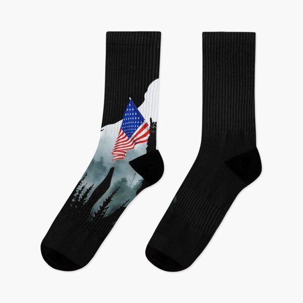Item preview, Bigfoot Victory American Flag designed and sold by FlynnGallegos.