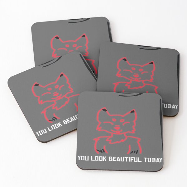 Item preview, you look beautiful today transparent fox designed and sold by MarsEsmeVT.