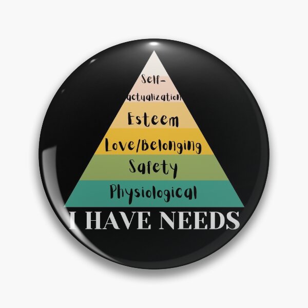 Item preview, I Have Needs Maslow's Hierarchy of Needs Psychology Funny Gift designed and sold by MellowSphere.