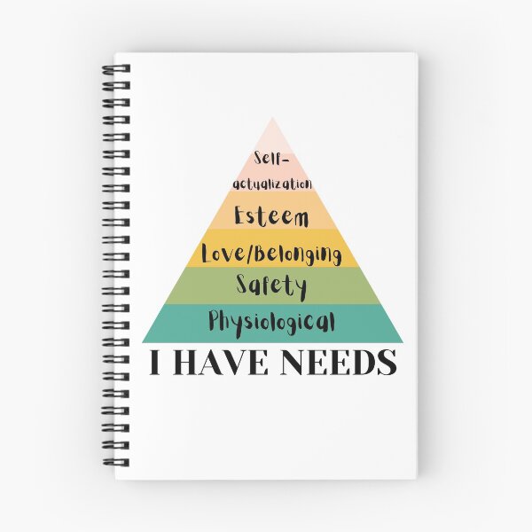 Item preview, I Have Needs Maslow's Hierarchy of Needs Psychology Funny Gift designed and sold by MellowSphere.