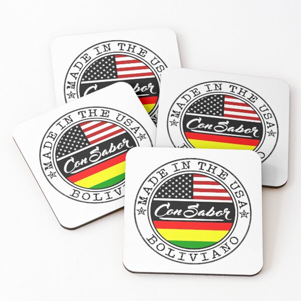 Item preview, Made In The USA Con Sabor Boliviano designed and sold by silverbackmerch.