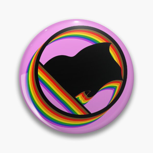 Item preview, Gay Pride Anarchist Black Flag Symbol designed and sold by Kole's Designs.