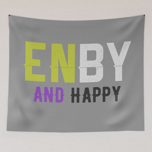 Item preview, Enby And Happy designed and sold by Zerasu.