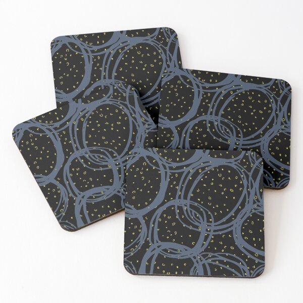 Item preview, Yellow dots and circle pattern designed and sold by Giree07.
