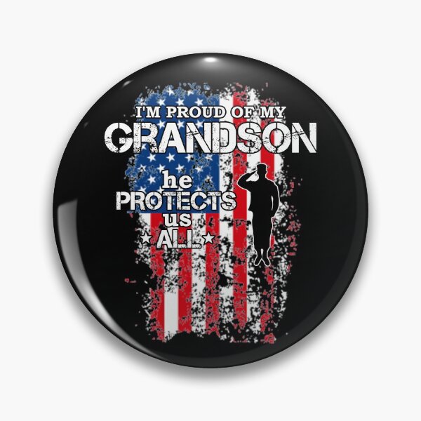 Item preview, Proud My Grandson Protects Us All Shirt Veteran Gear designed and sold by DynamicDesign.