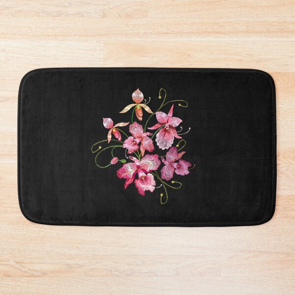 Item preview, Orchids embroidery designed and sold by matrioshka.