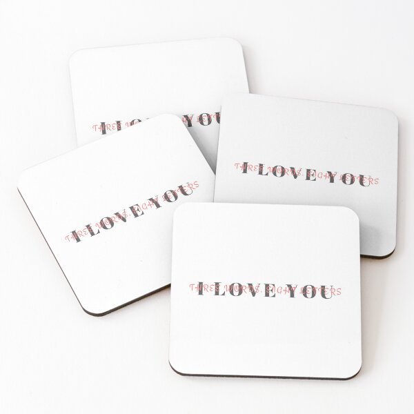 Item preview, THREE WORDS, EIGHT LETTERS I love you designed and sold by Arrows Designs.
