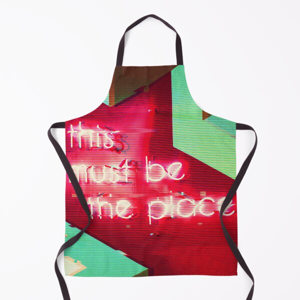 Item preview, "This Must Be The Place" Neon Welcome - Glitch Aesthetic designed and sold by CoitoCG.