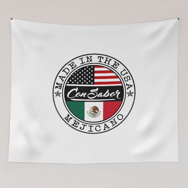 Item preview, Made In The USA Con Sabor Mejicano designed and sold by silverbackmerch.