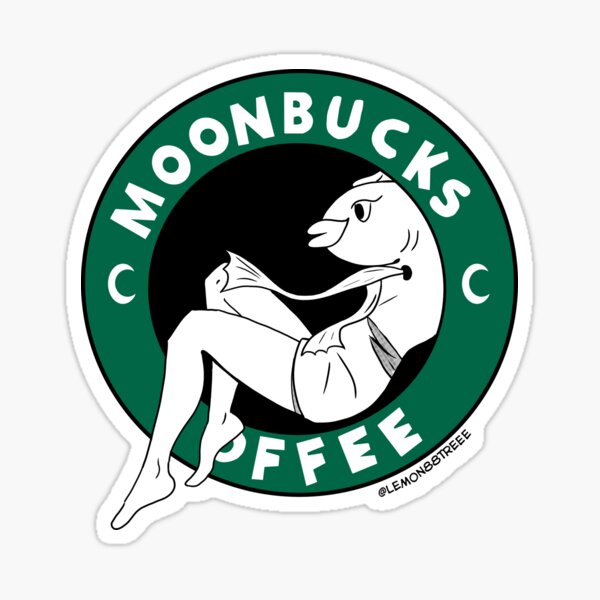 Moonbucks Coffee Mini Sticker Pack Sticker for Sale by Ellador