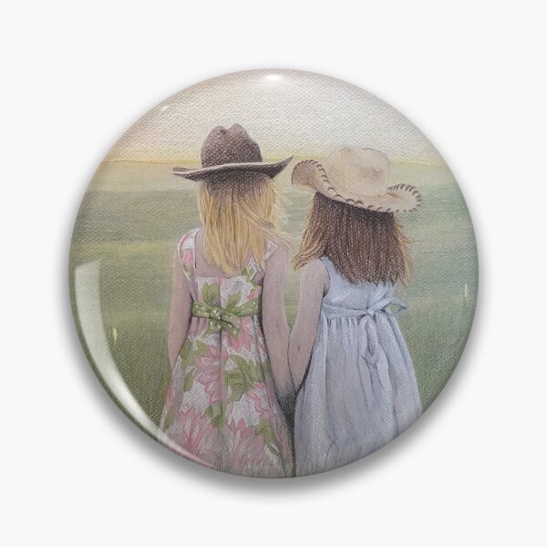 Item preview, Two Little Girls designed and sold by ArtbyLaurenJ.