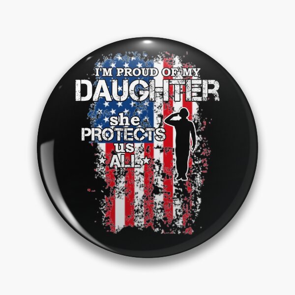 Item preview, Proud My Daughter Protects Us All Shirt Military Veteran Gear designed and sold by DynamicDesign.