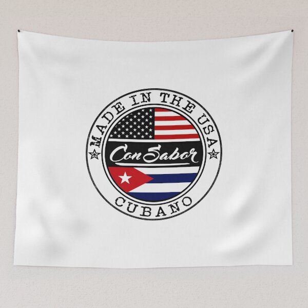 Item preview, Made In The USA Con Sabor Cubano designed and sold by silverbackmerch.