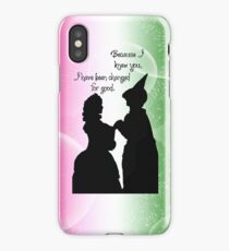 Because I Knew You iPhone Case