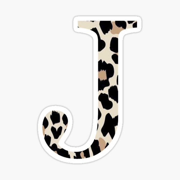 Item preview, J - Cheetah / Leopard Print designed and sold by Jessica Schaub.