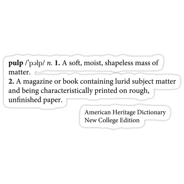 pulp meaning