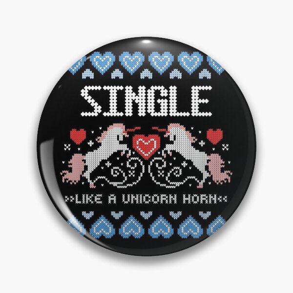 Item preview, Single like a Unicorn Horn. Funny Ugly Christmas Sweater for Singles. designed and sold by Bragamontes.