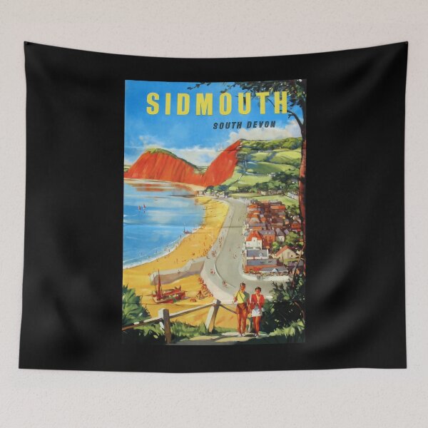Item preview, Railway Poster Sidmouth designed and sold by stickart-marek.