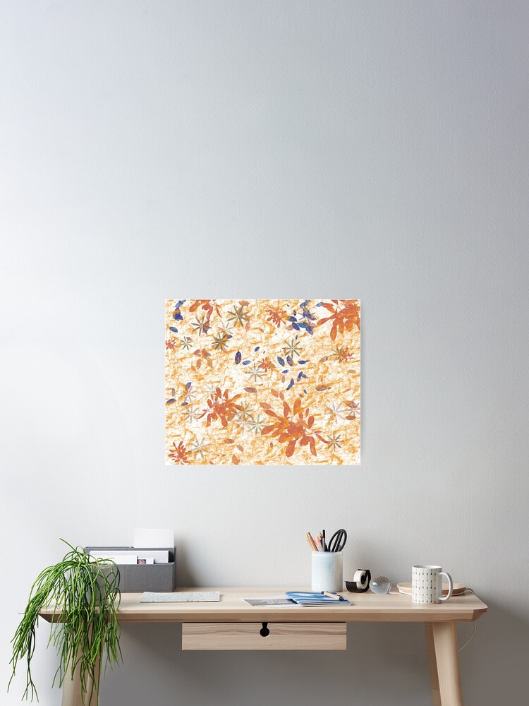 Thumbnail 2 of 3, Poster, Abstract Floral Pattern designed and sold by lorensefcik.