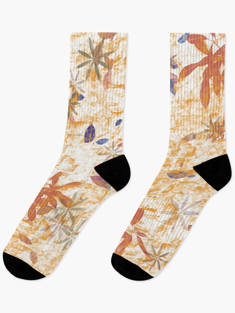 Thumbnail 1 of 5, Socks, Abstract Floral Pattern designed and sold by lorensefcik.