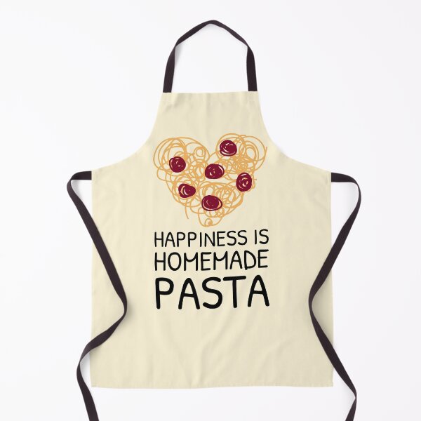 Item preview, Heart Homemade Pasta Happiness Quote designed and sold by Telle Garcia.